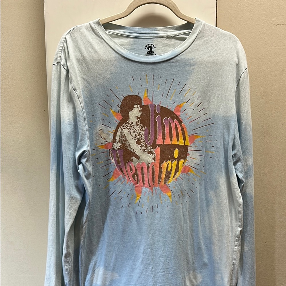 Jimmy Hendrix Graphic Long Sleeve Shirt large